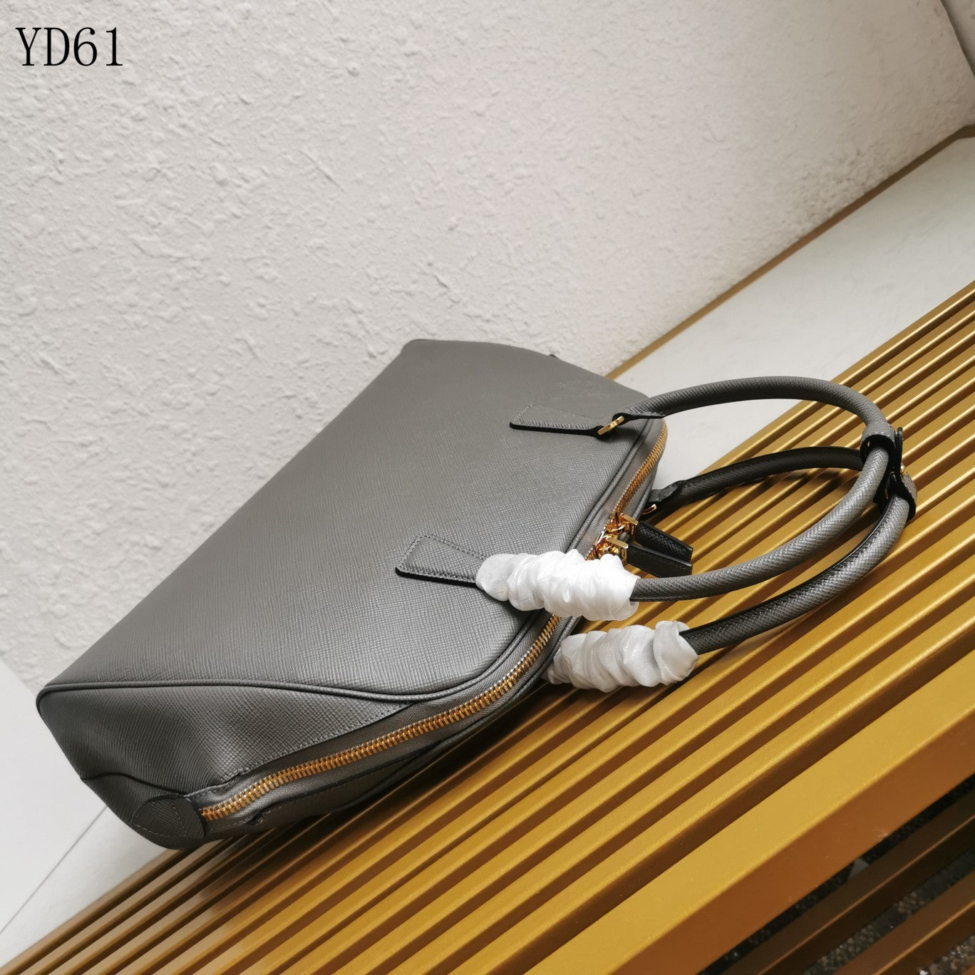 Saffiano Leather Top Handle Bag