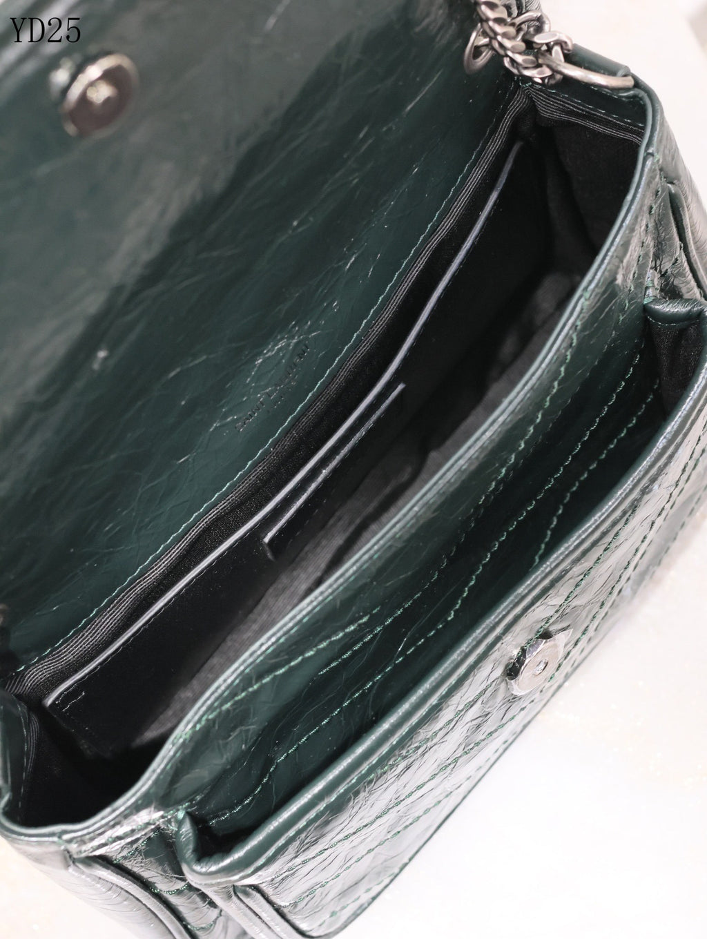 Niki Medium Patent Leather Shoulder Bag