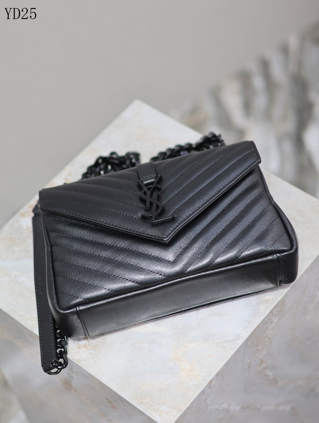 Quilted Leather Collage Bag