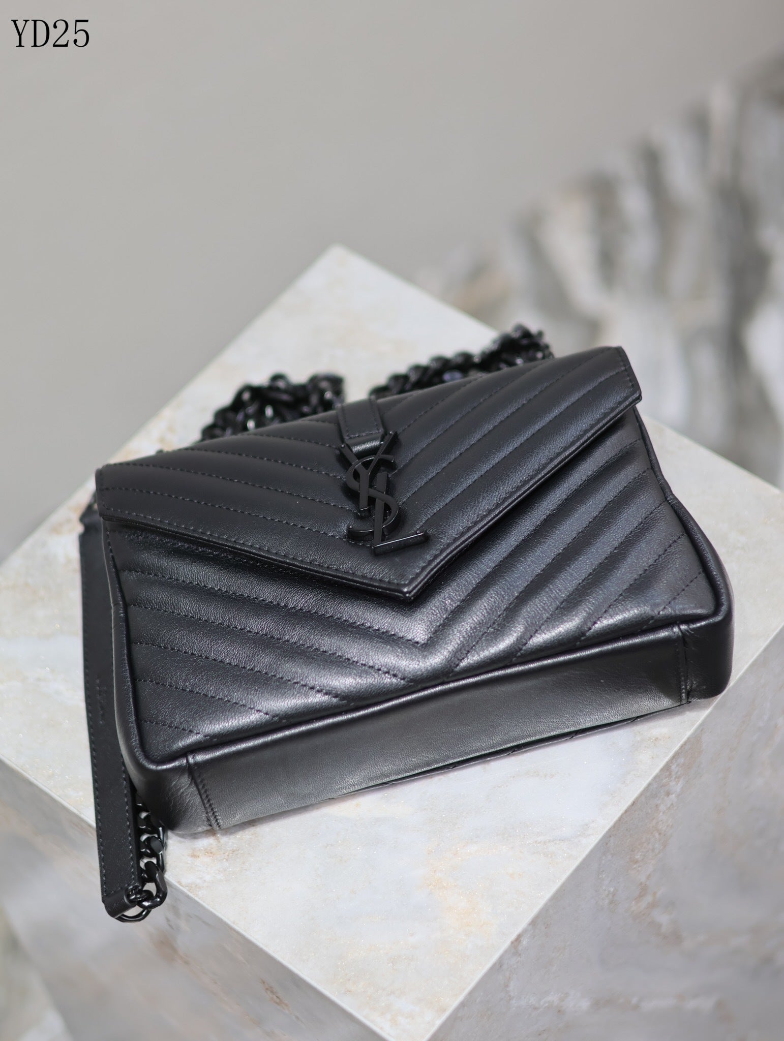 Quilted Leather Collage Bag