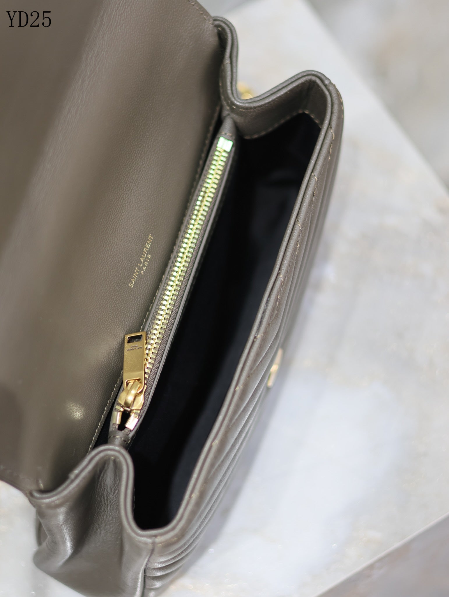 Quilted Leather Collage Bag