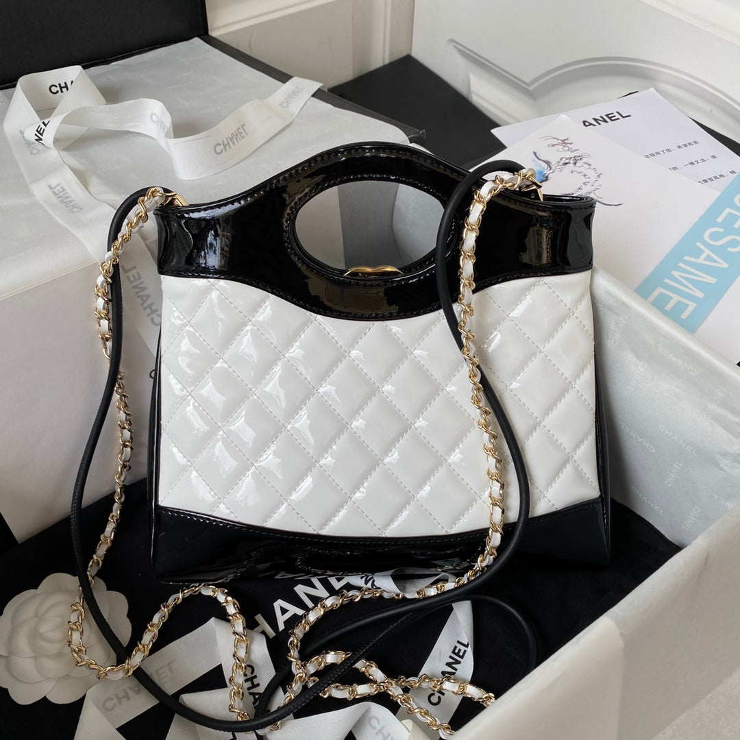 Glossy Quilted Handbag