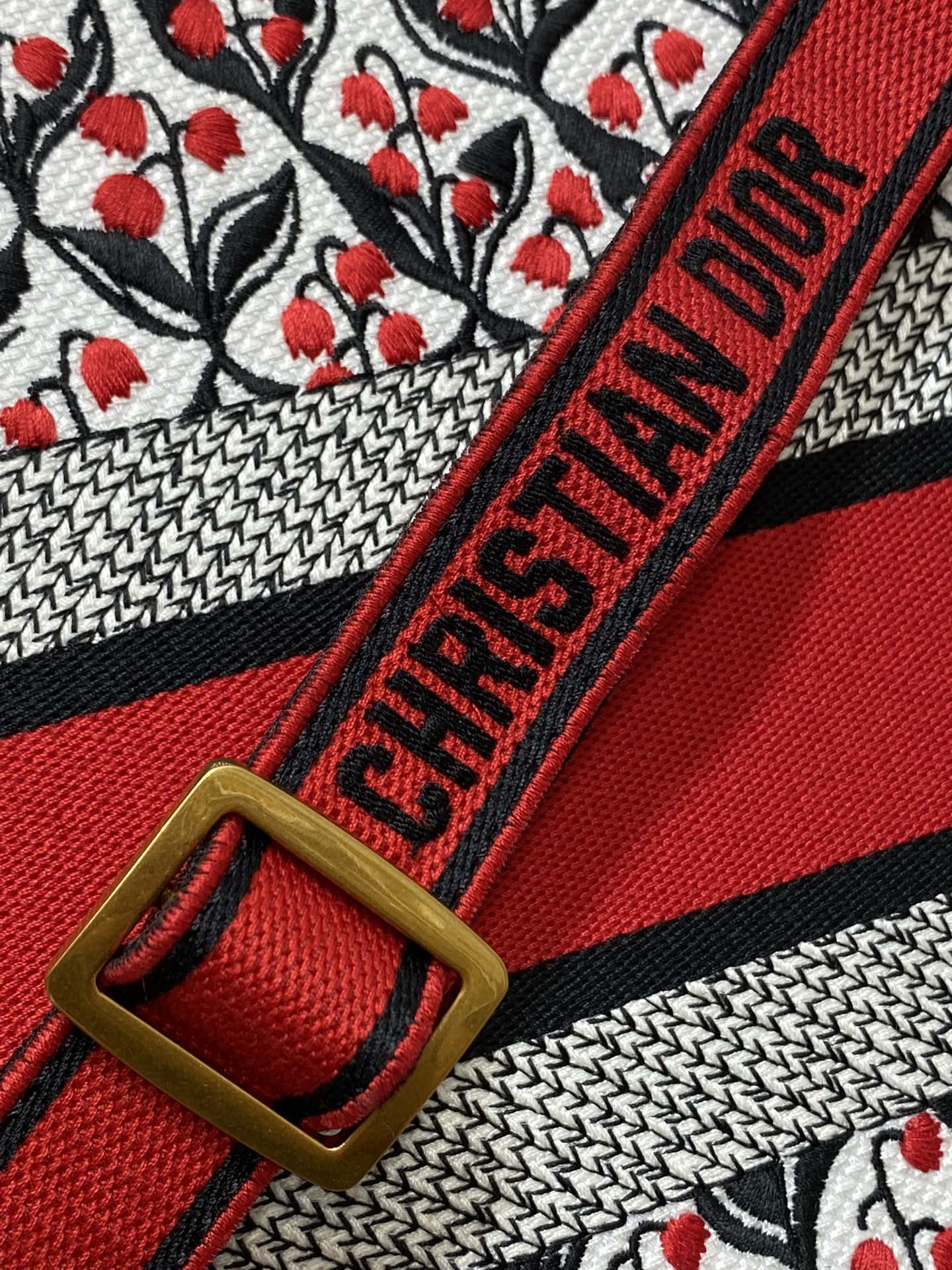 Canvas Tote Bag with Leather Trim