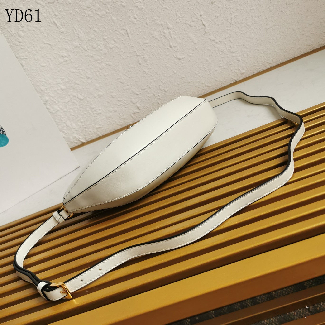 Triangle-Logo Leather Tote Bag