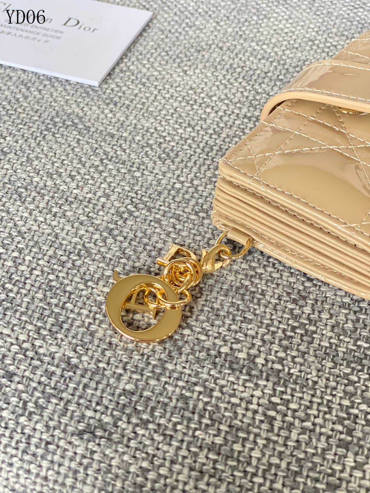 Quilted Leather Compact Wallet