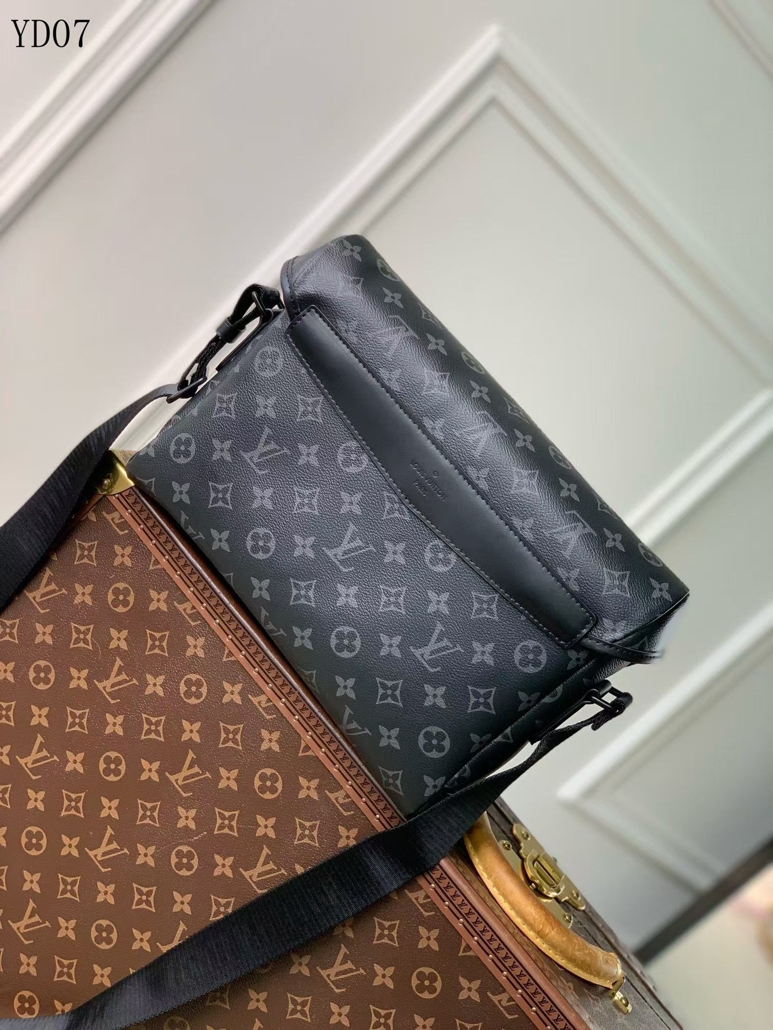 Voyager Monogram Eclipse Messenger Bag