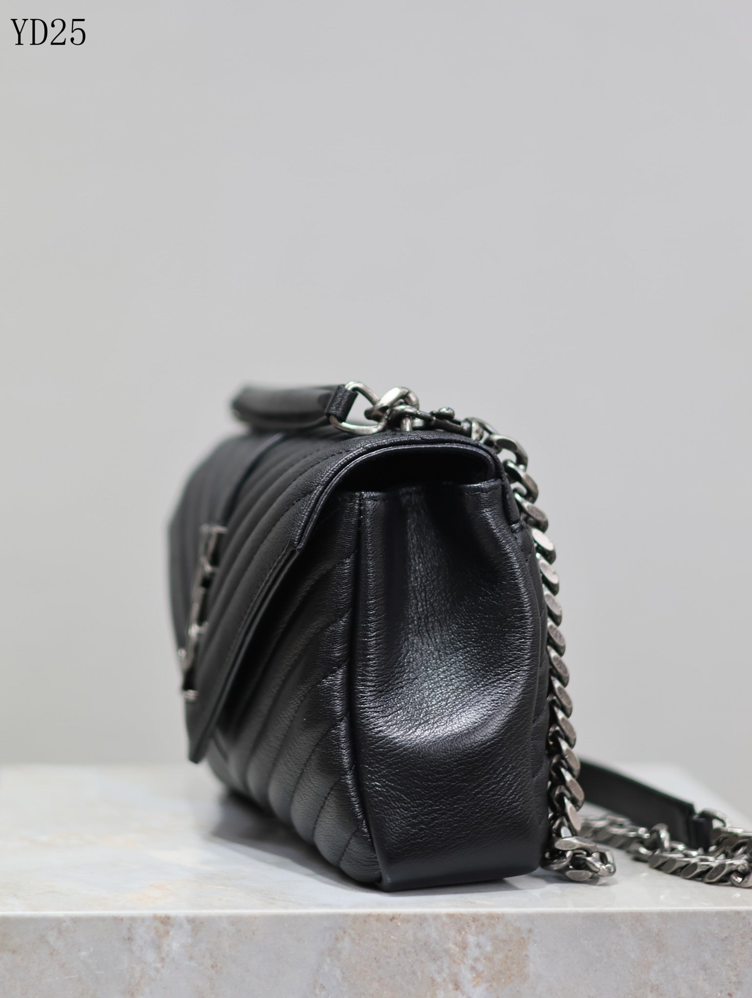 Quilted Leather Collage Bag