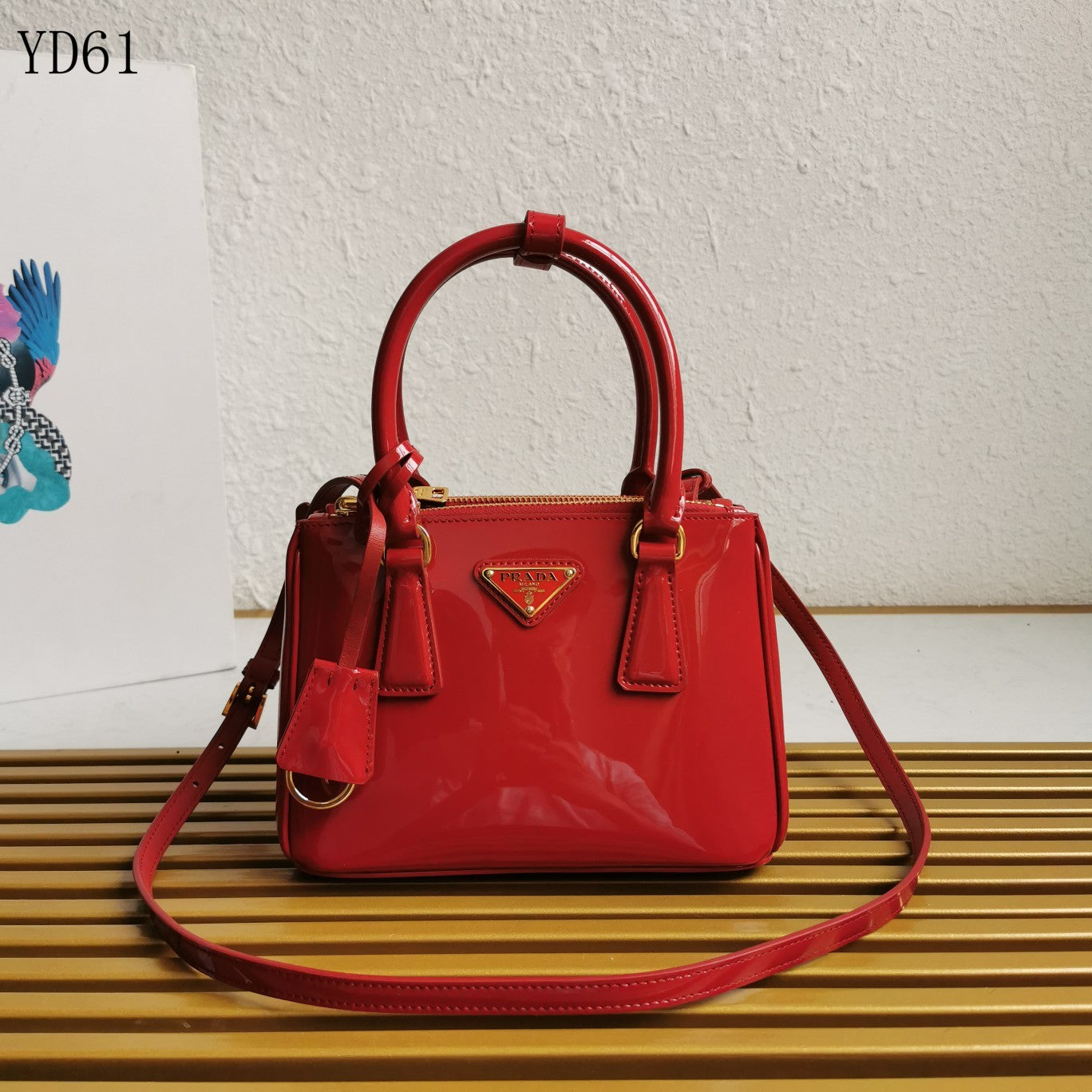 Mini Galleria Patent Leather Bag