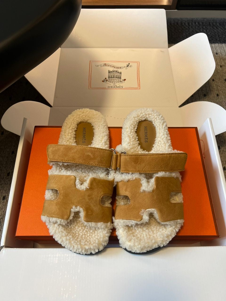 Slippers and Earrings