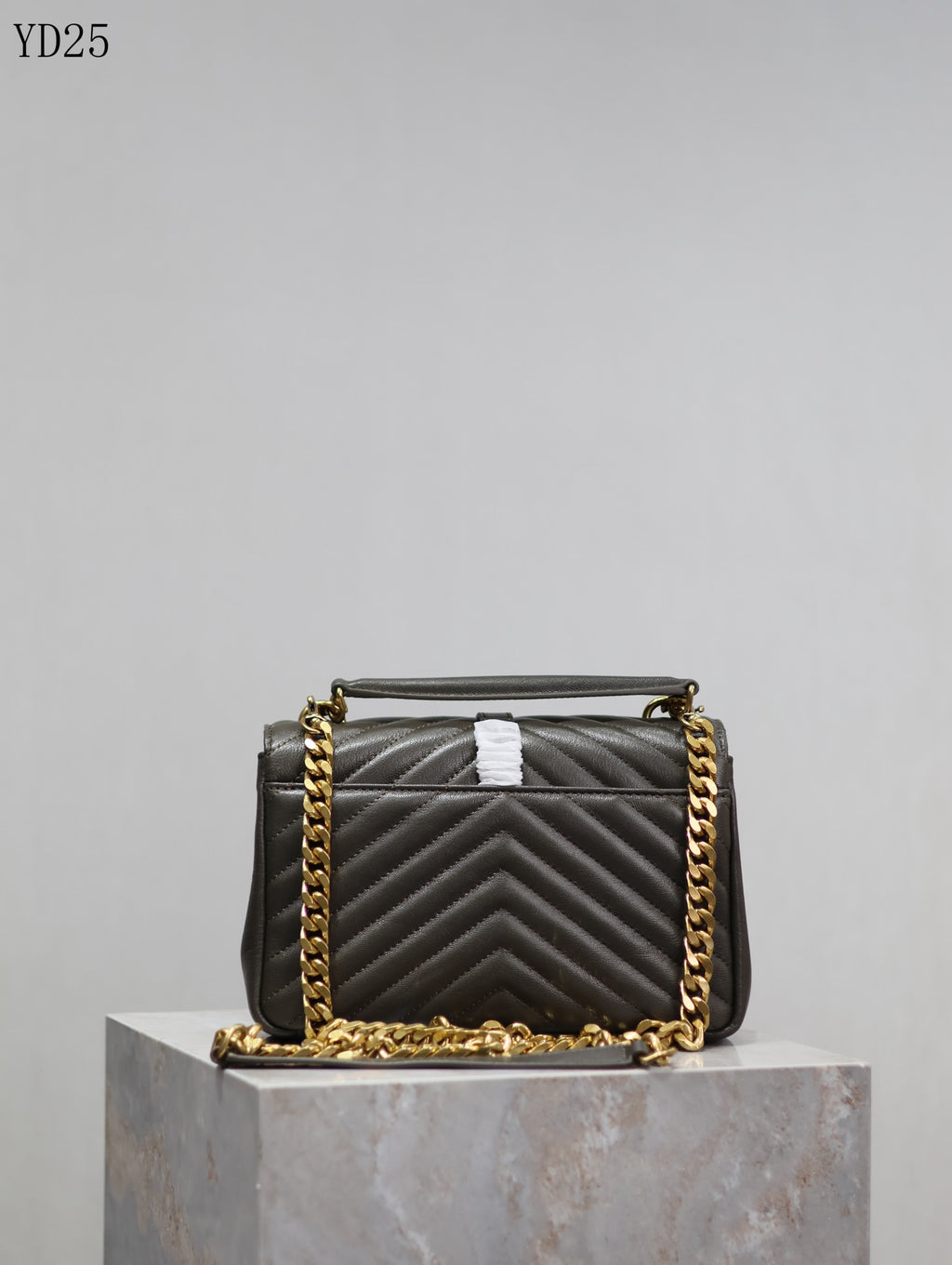 Quilted Leather Collage Bag