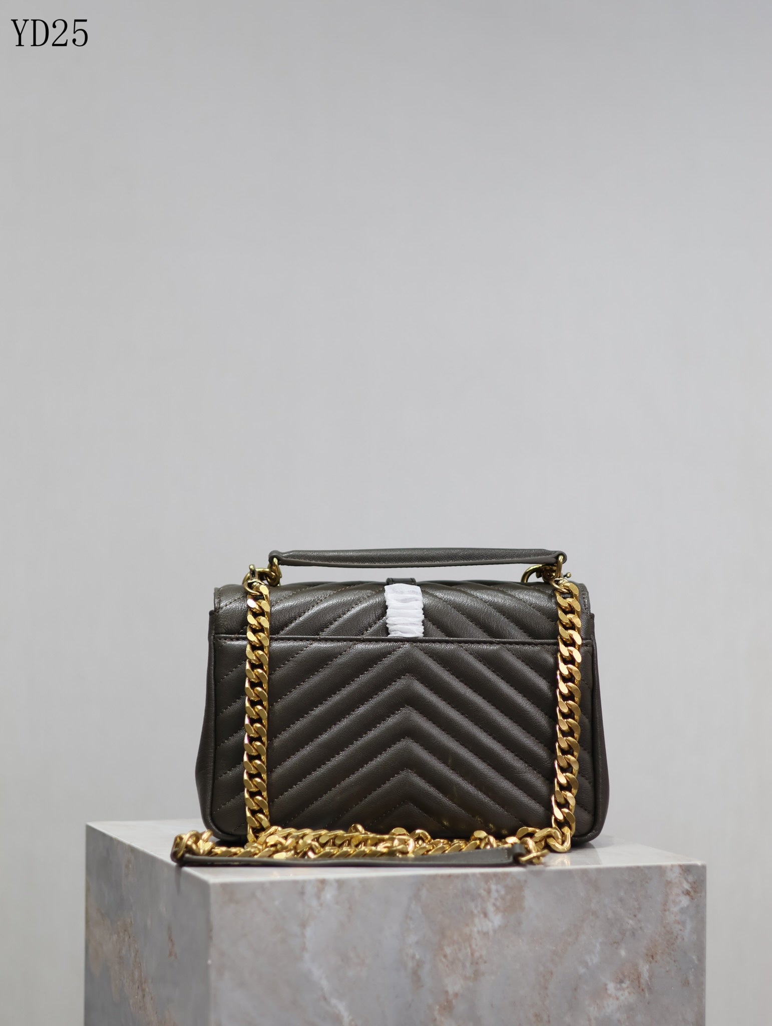 Quilted Leather Collage Bag