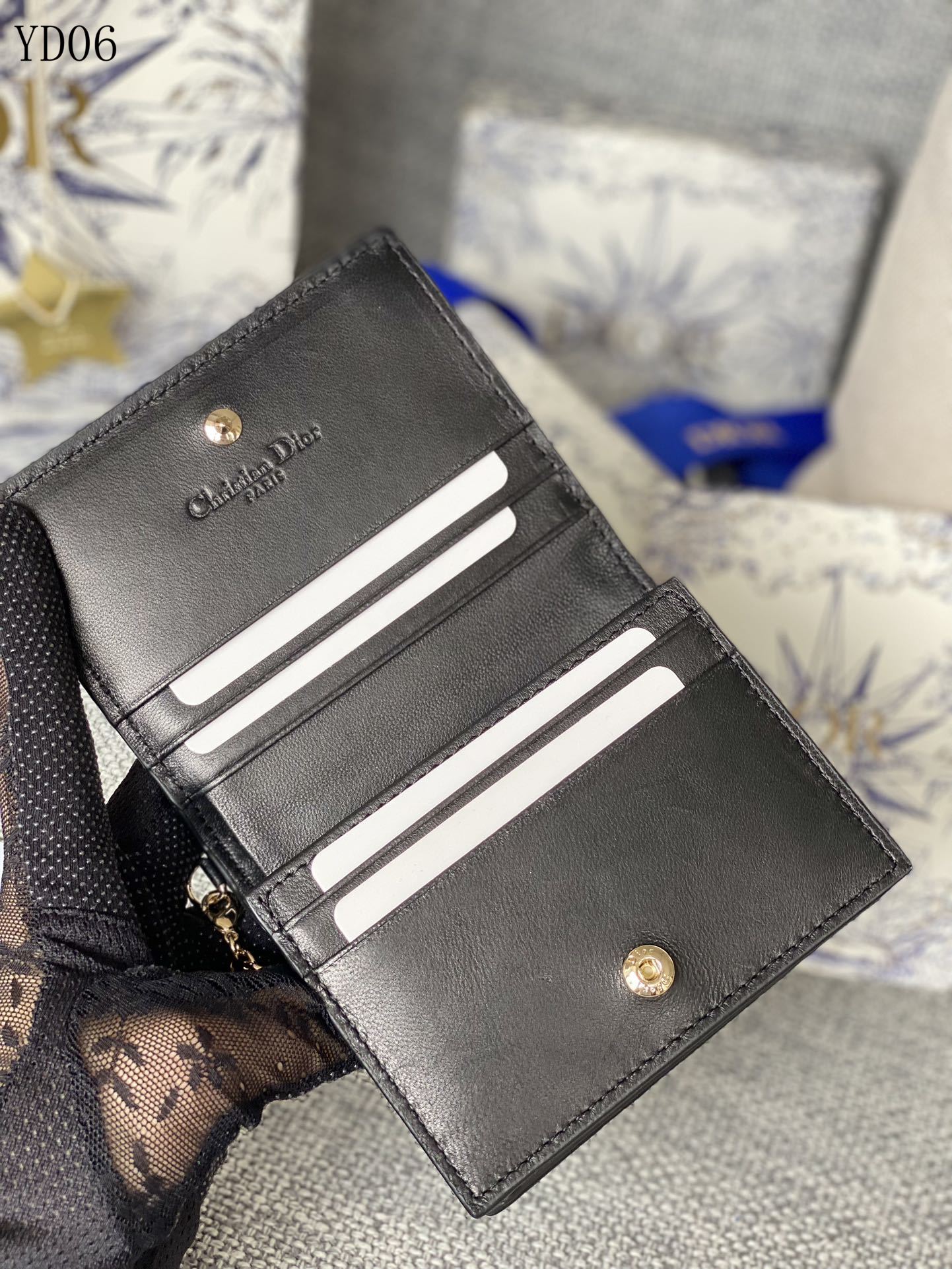 Quilted Leather Wallet