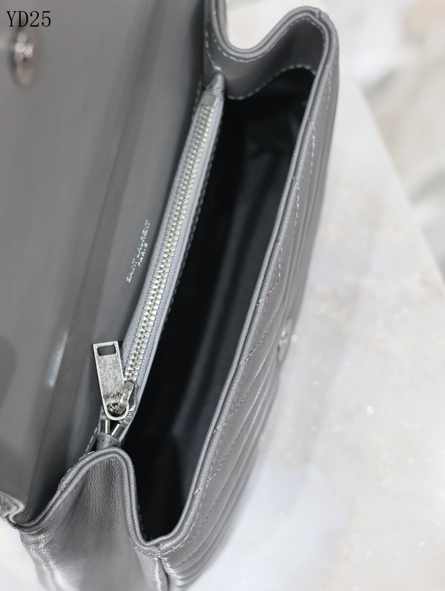 Quilted Leather Collage Bag