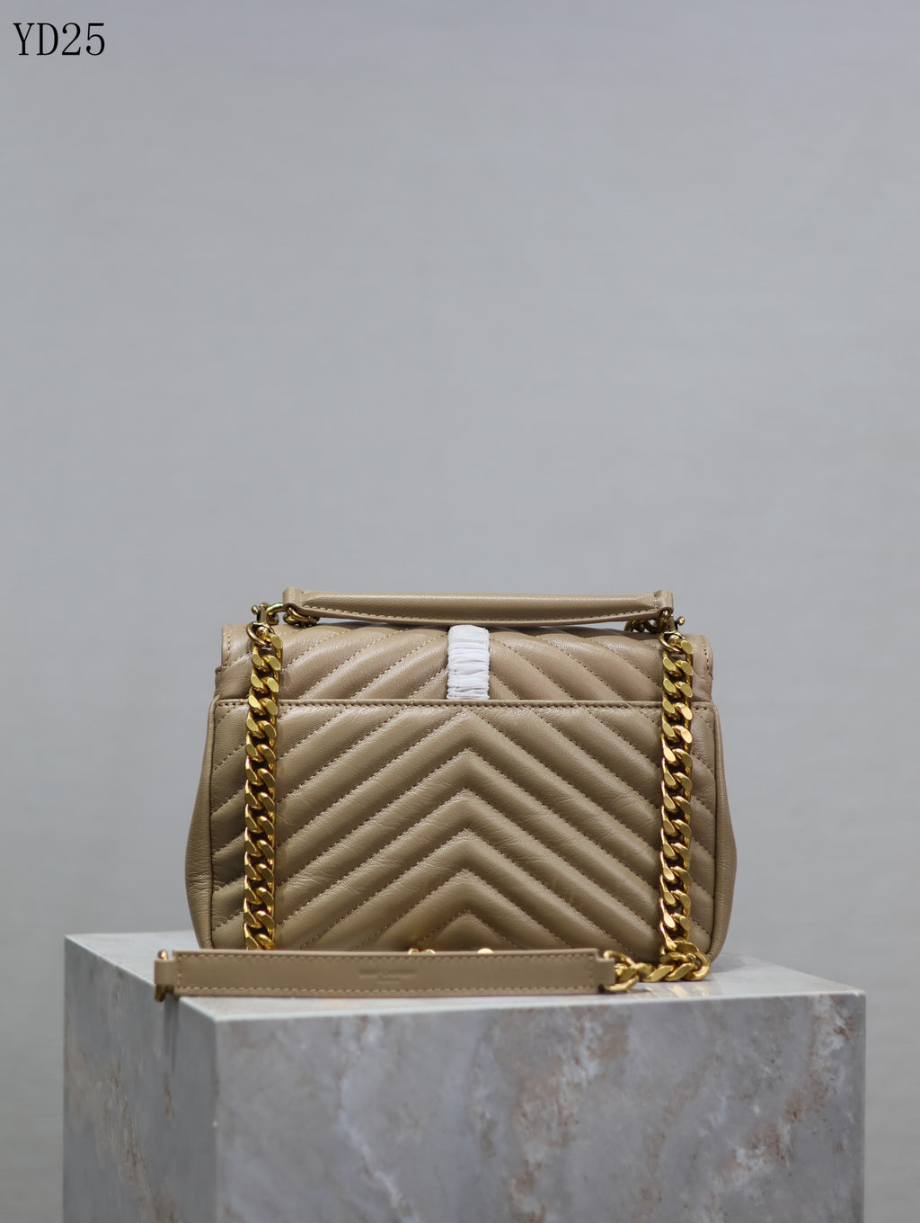 Quilted Leather Collage Bag