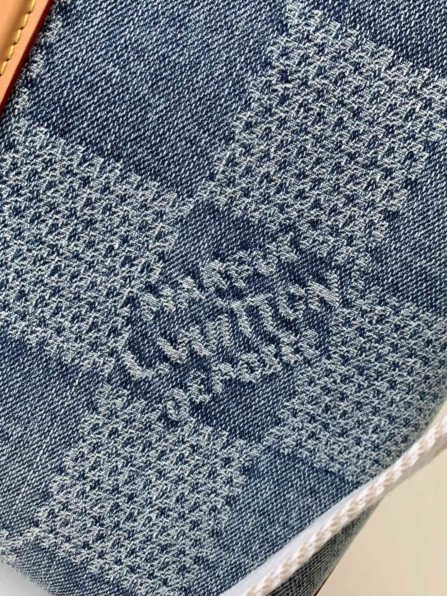 Denim Damier Tote Bag