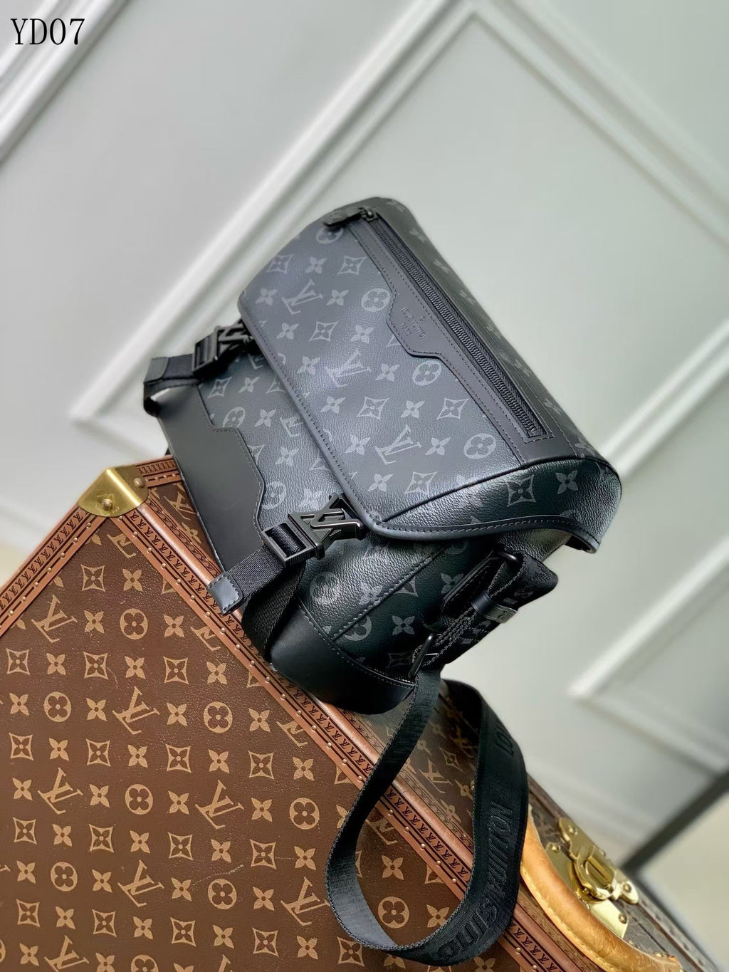 Voyager Monogram Eclipse Messenger Bag