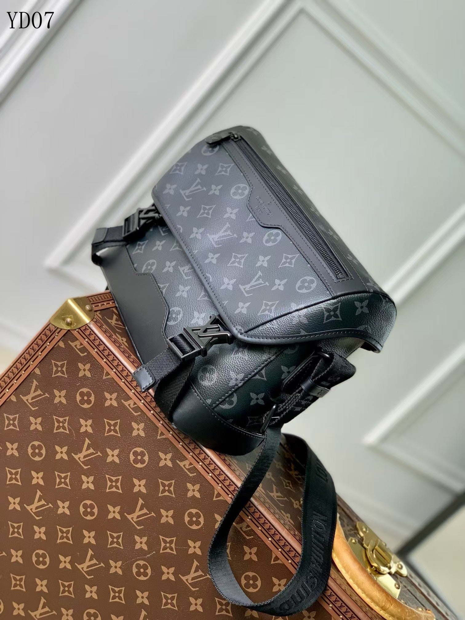 Voyager Monogram Eclipse Messenger Bag