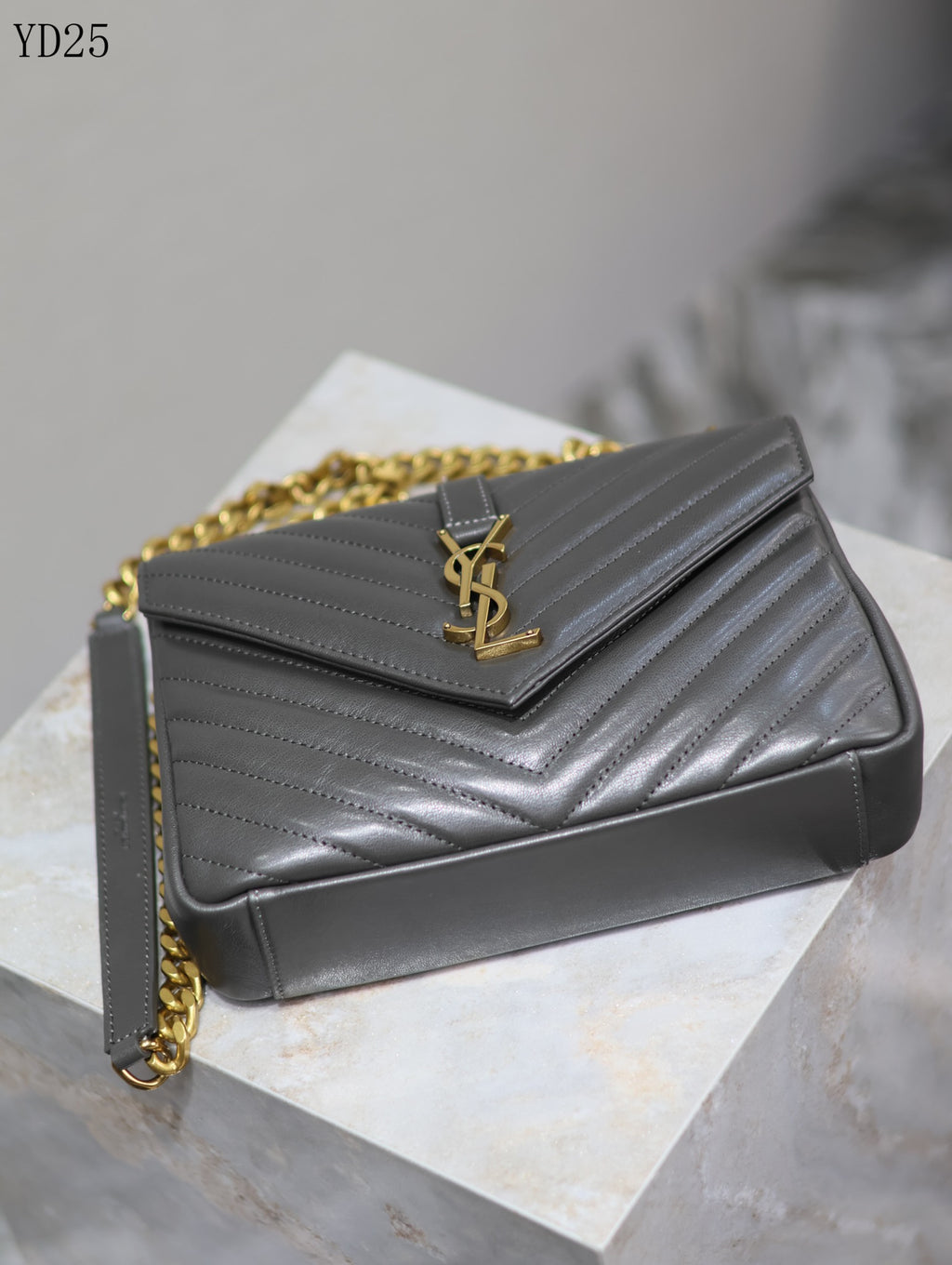 Quilted Leather Collage Bag