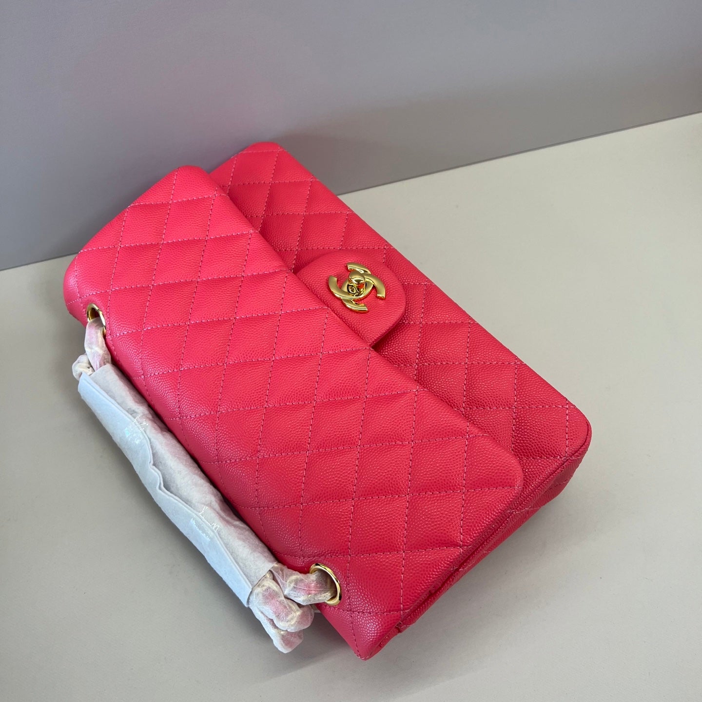 Caviar Leather Classic Double Flap Bag