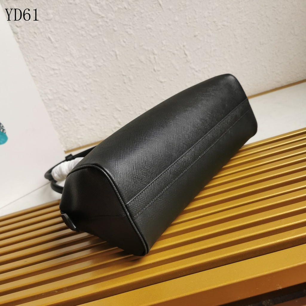 Saffiano Leather Top Handle Bag 32cm