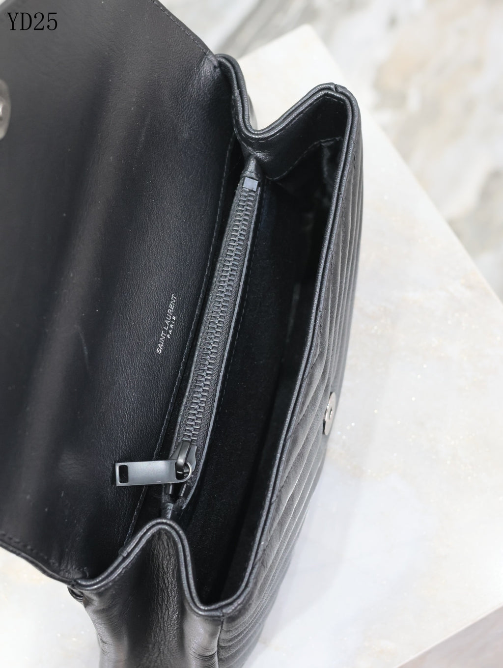 Quilted Leather Collage Bag