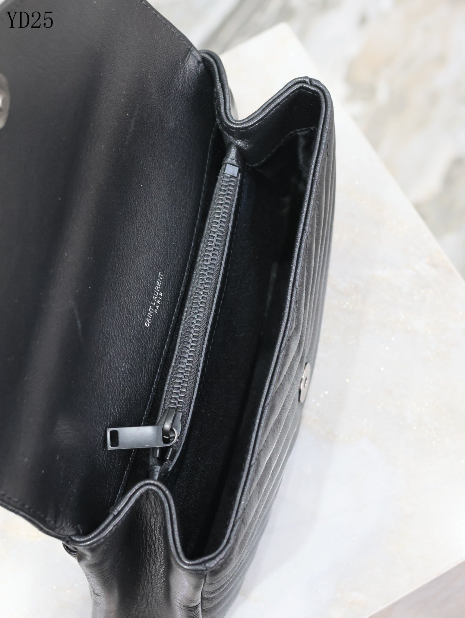 Quilted Leather Collage Bag