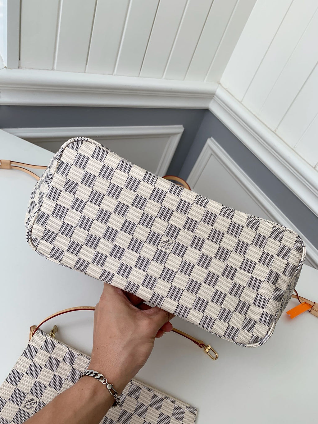 Neverfull MM – Damier Azur Canvas