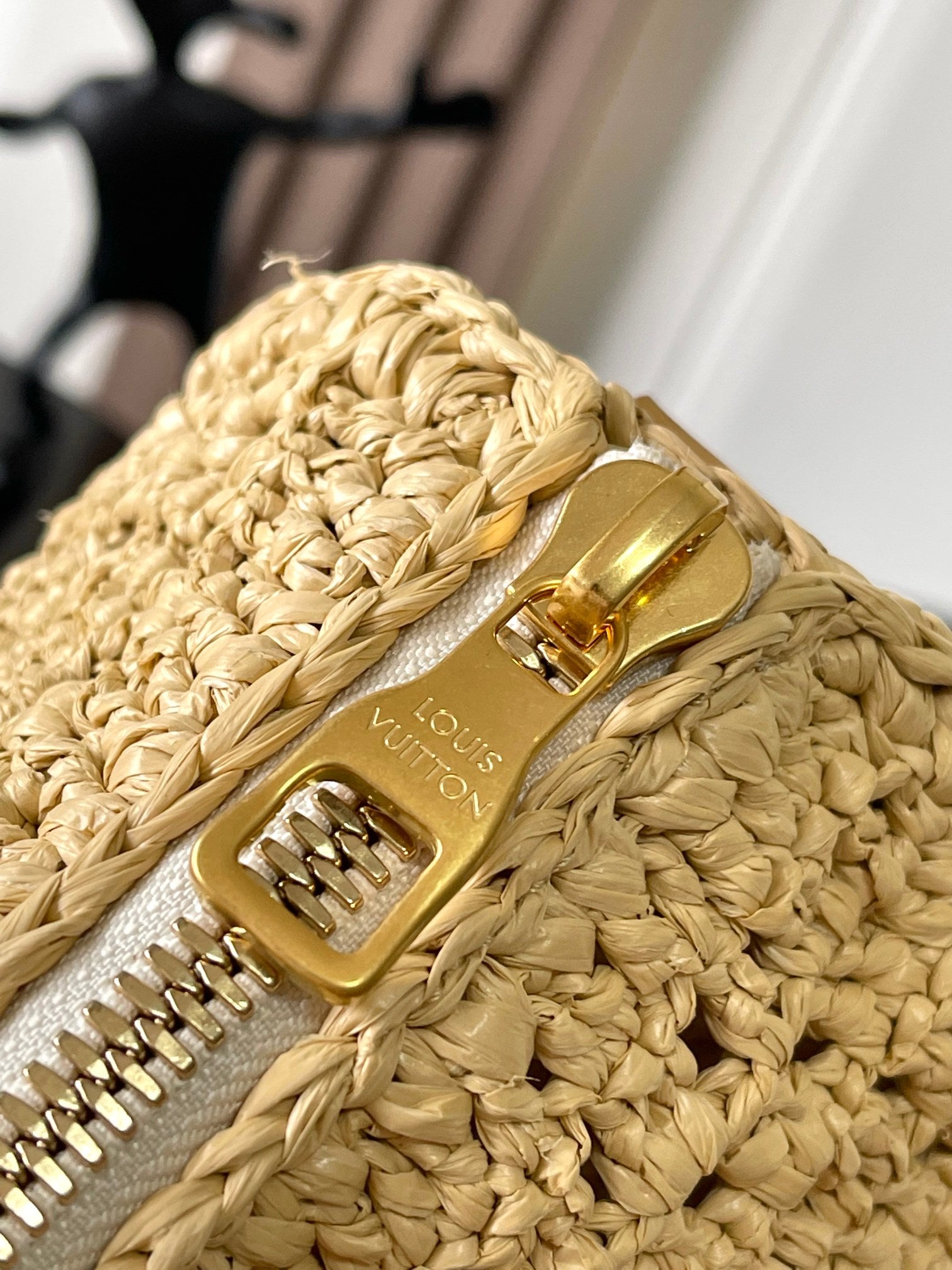 Keepall Bandoulière 25 Raffia Bag