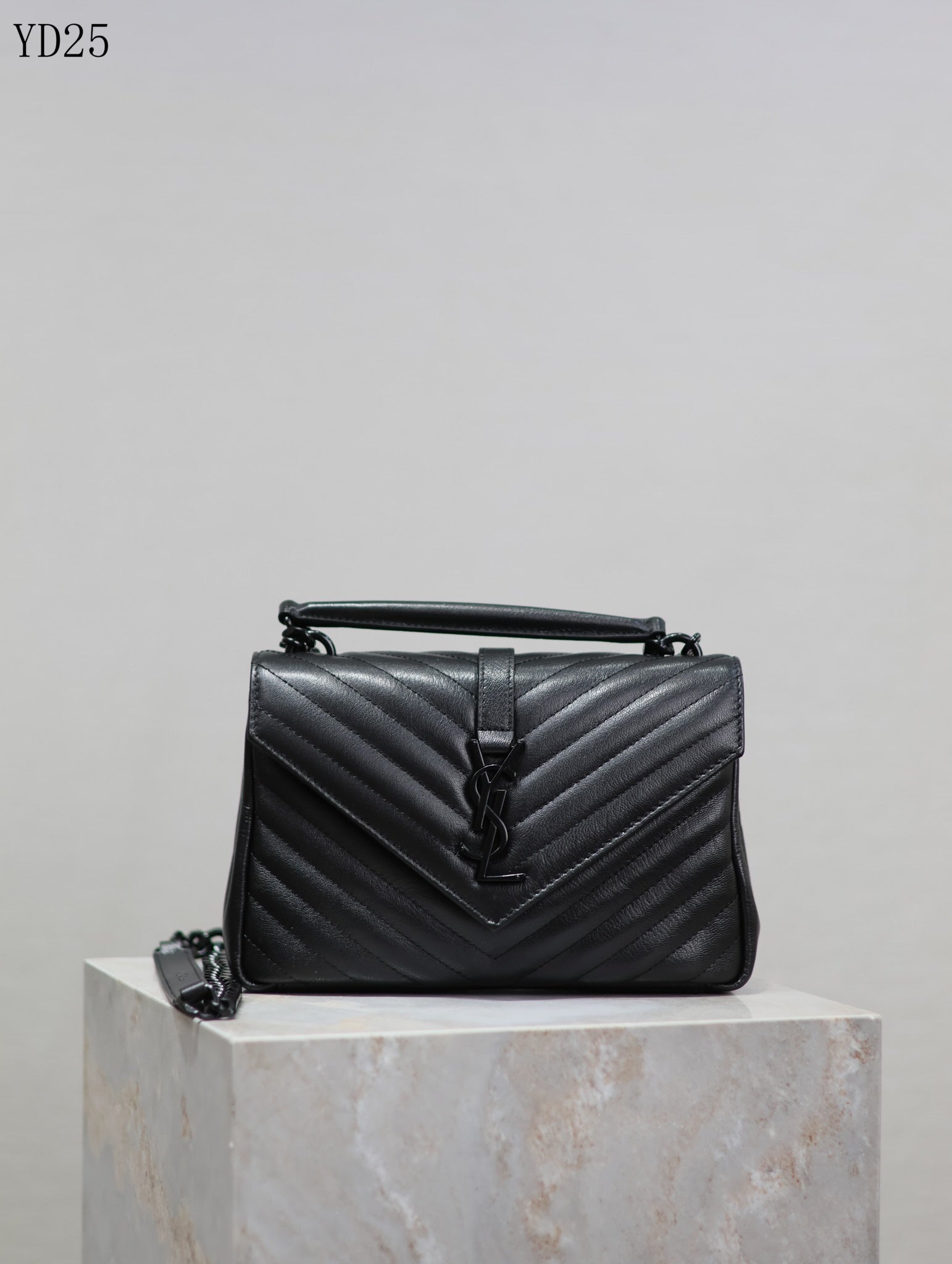 Quilted Leather Collage Bag