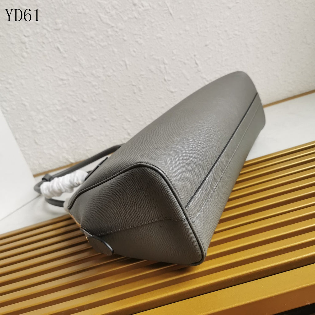 Saffiano Leather Top Handle Bag