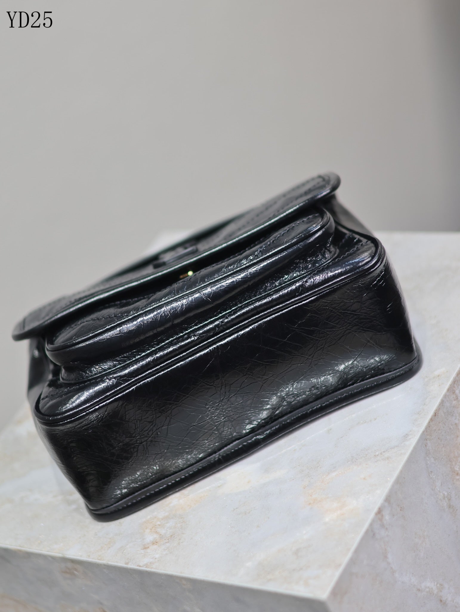 Niki Medium Patent Leather Shoulder Bag