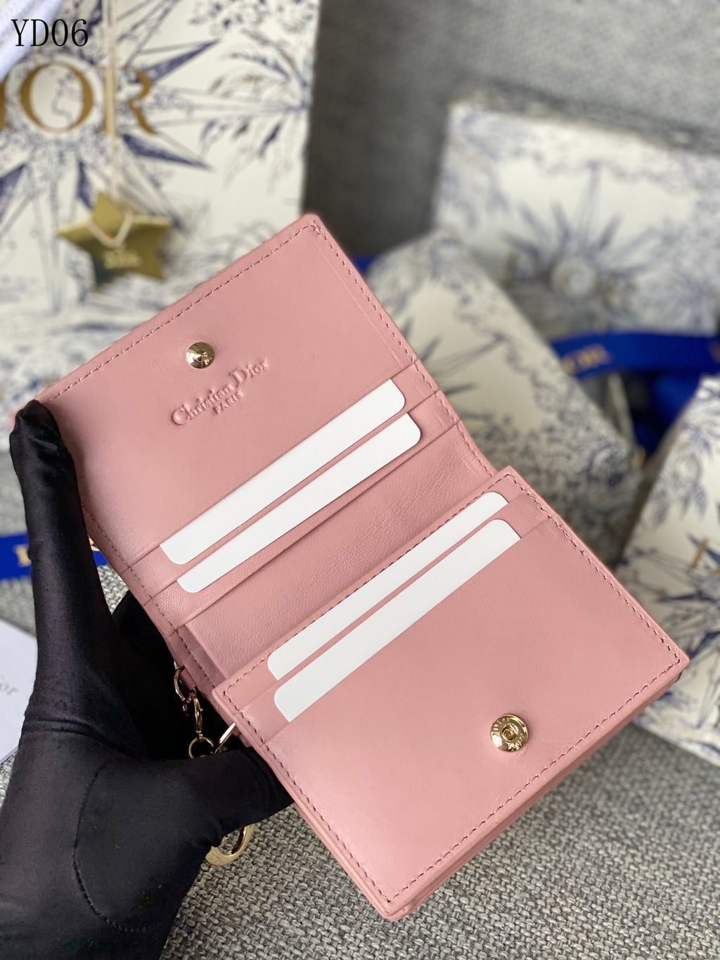 Quilted Leather Wallet