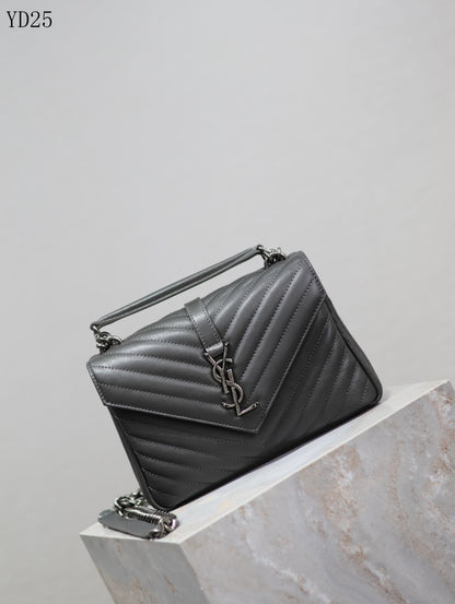 Quilted Leather Collage Bag