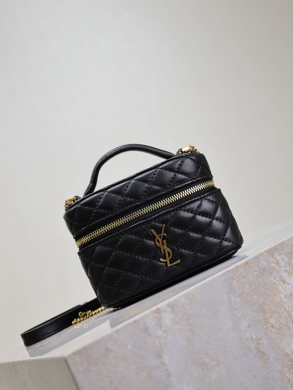 Vanity Quilted Leather Bag