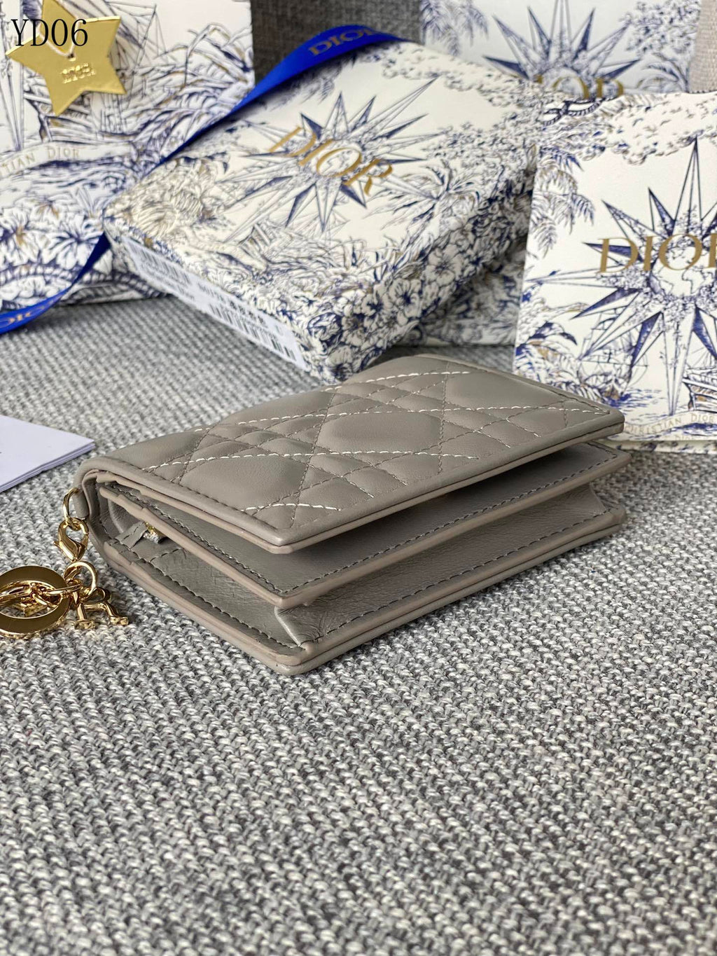 Quilted Leather Wallet