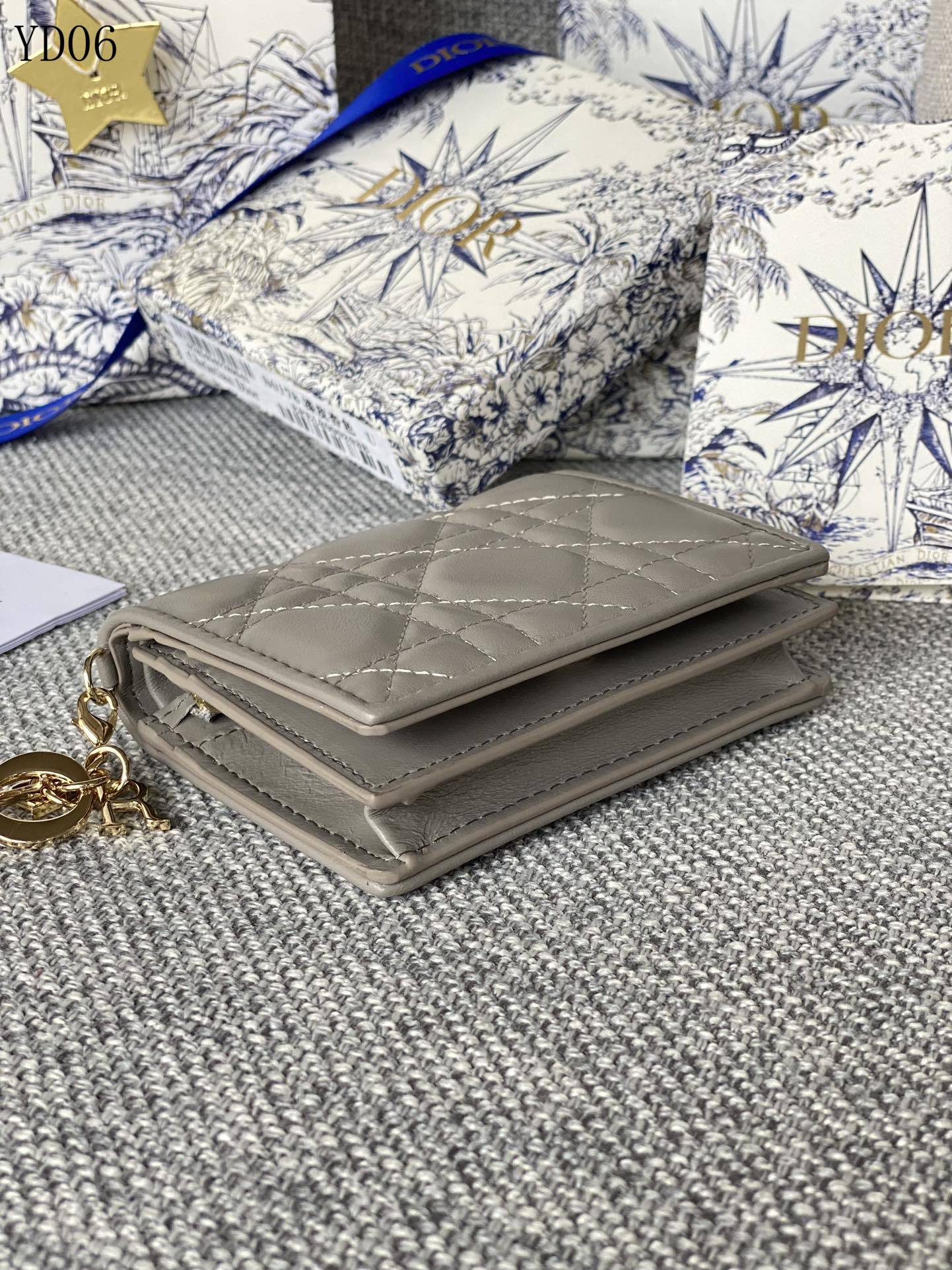 Quilted Leather Wallet