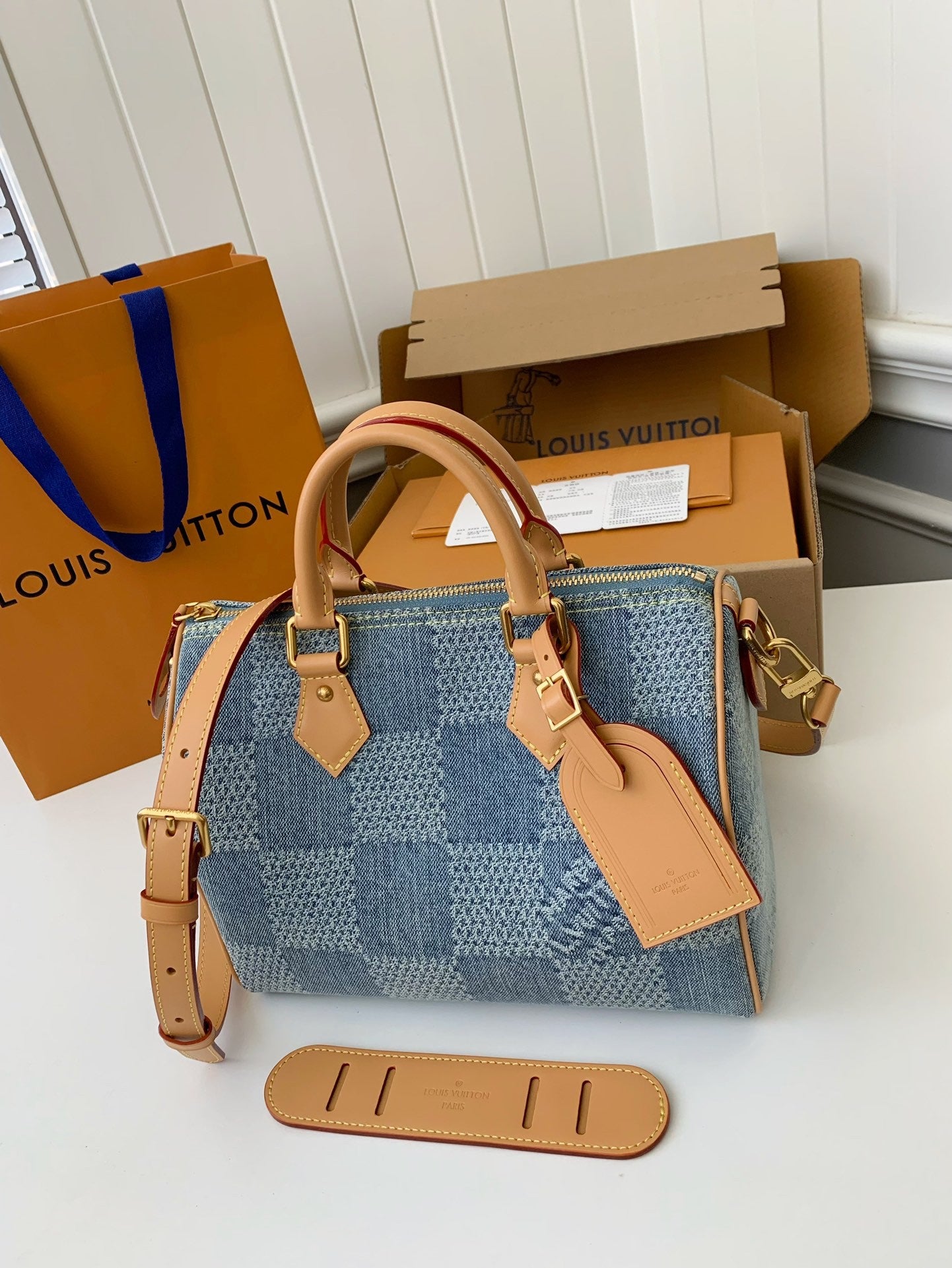 Denim Damier Speedy Bag