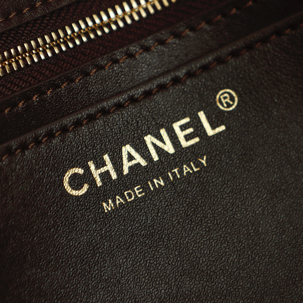 Quilted Suede Chain Shoulder Bag