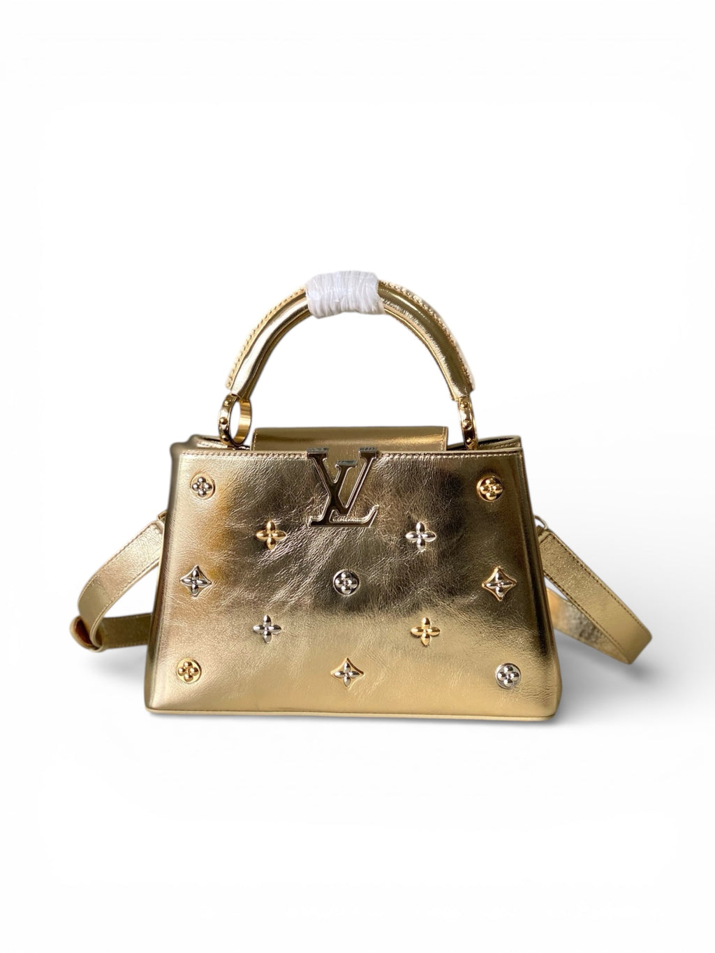 Capucines Mini Gold Star Bag