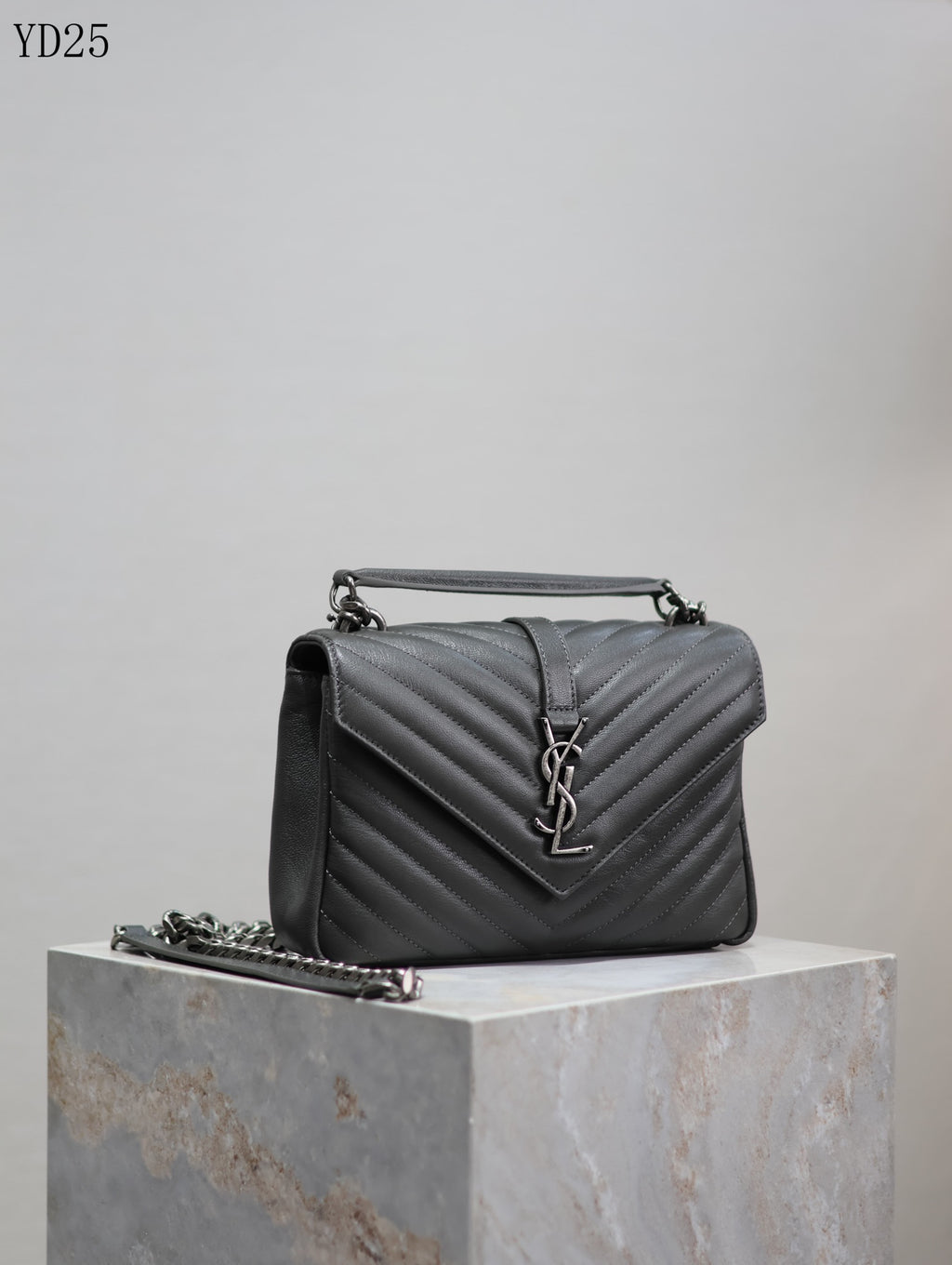 Quilted Leather Collage Bag