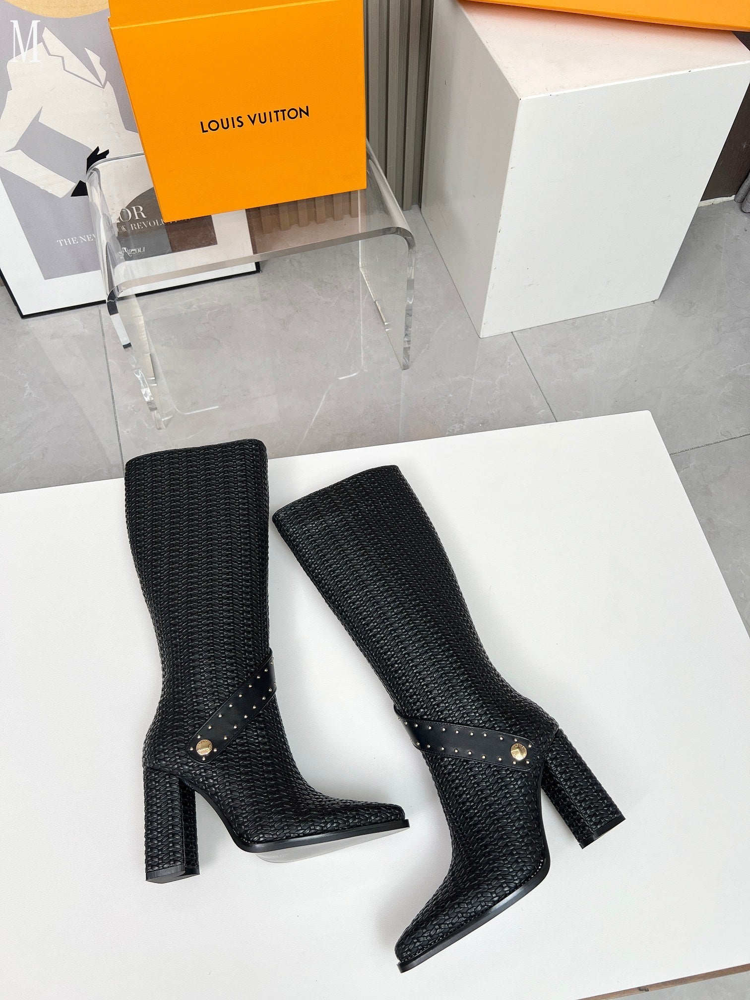 Knit Over-the-Knee Long Boots