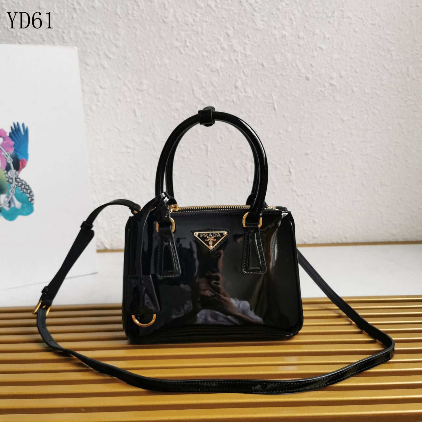 Mini Galleria Patent Leather Bag