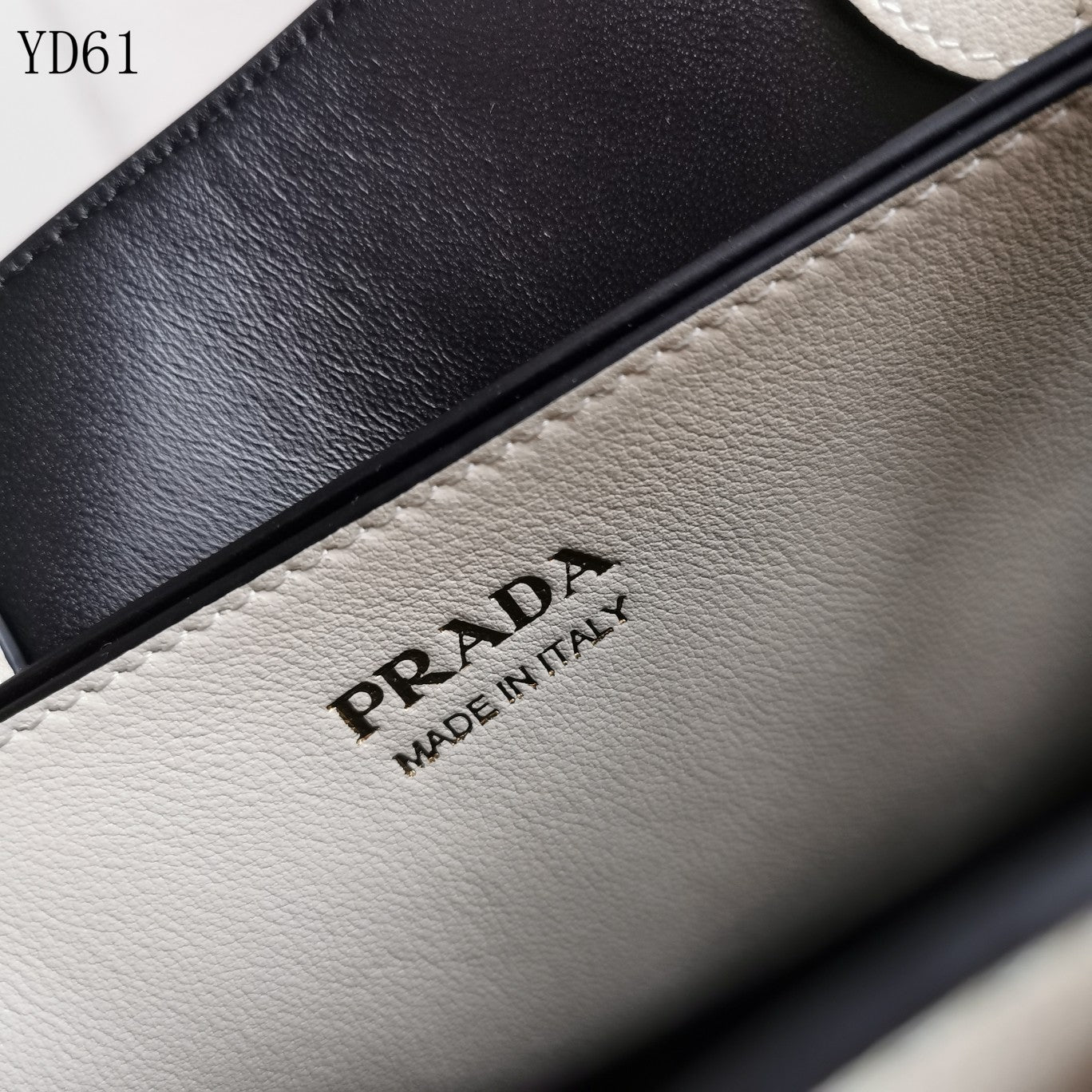 Buckle Belted Medium Leather Tote Bag