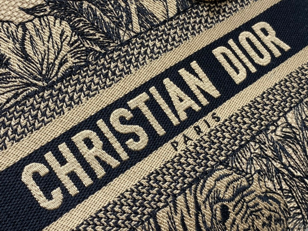 Embroidered Canvas Tote Bag