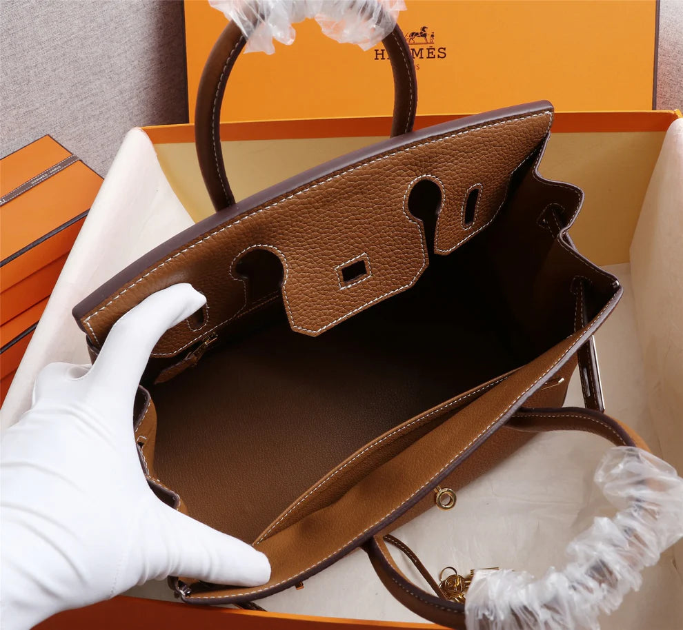 Birkin 25 Togo Leather Bag