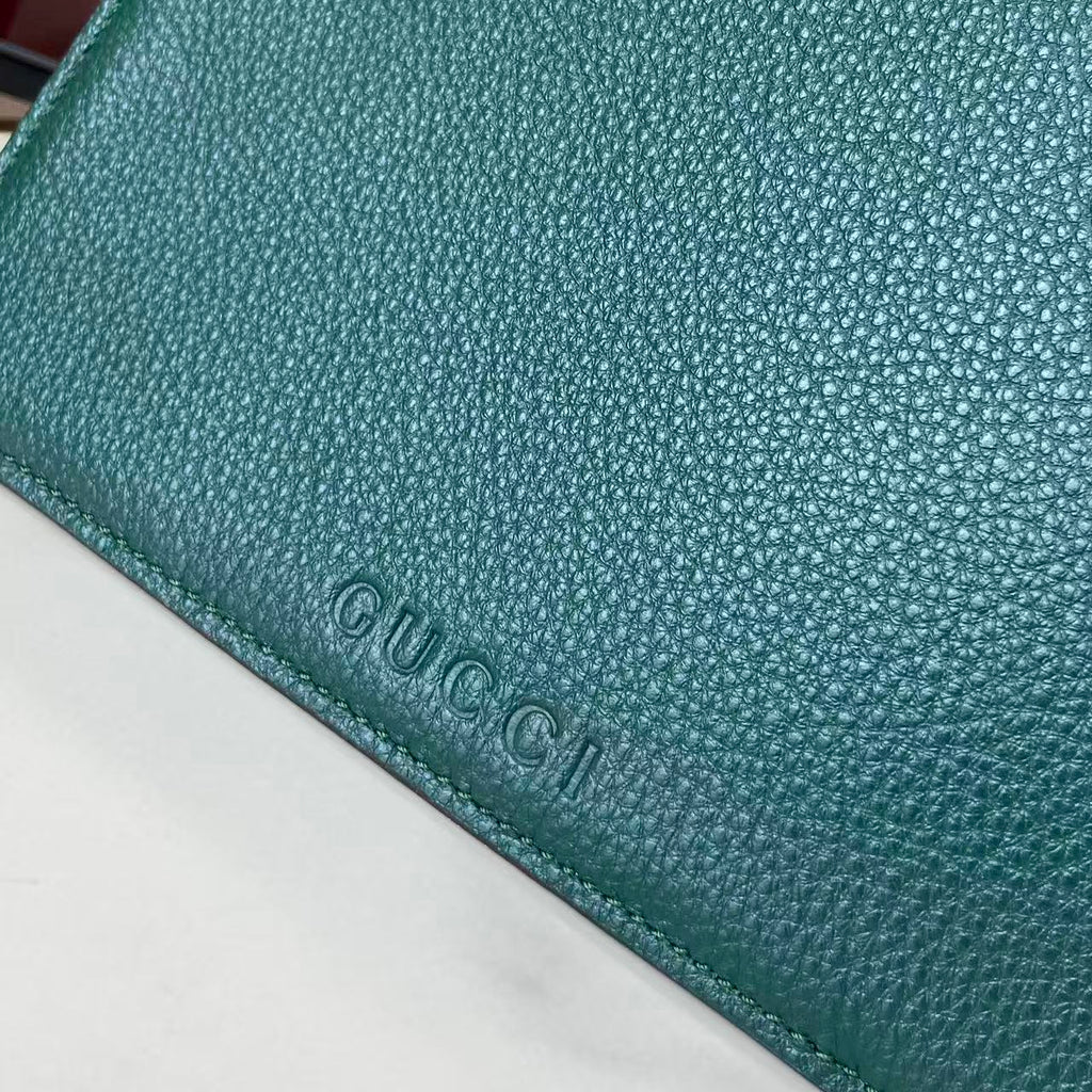 Softbit Style Deep Green Grained Leather Shoulder Bag