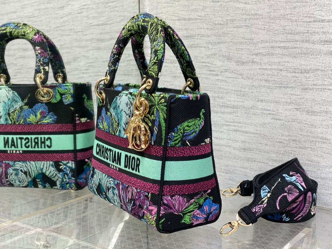 Embroidered Canvas Tote Bag