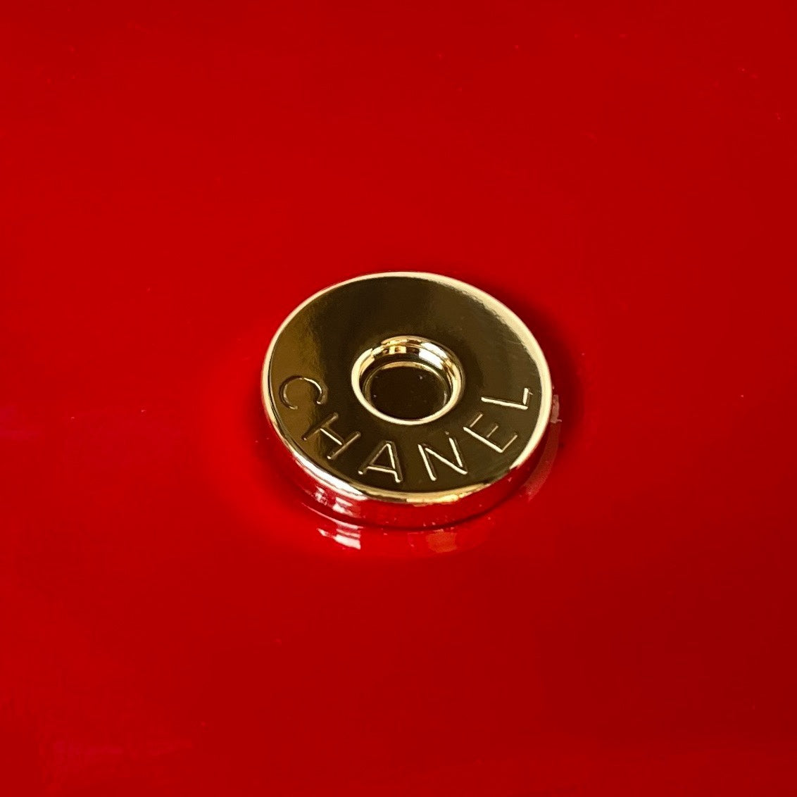 Camellia Patent Flap Bag