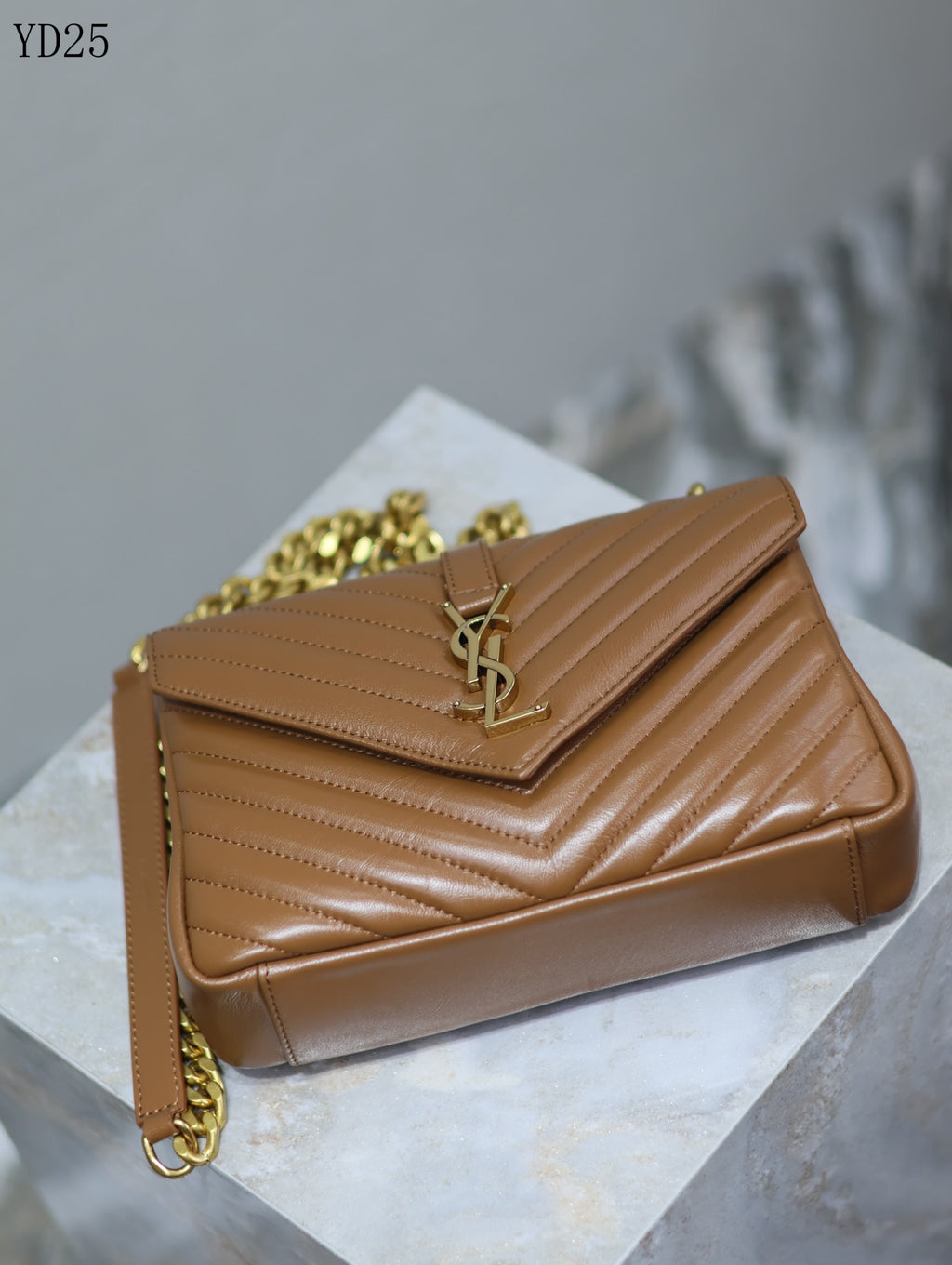 Quilted Leather Collage Bag