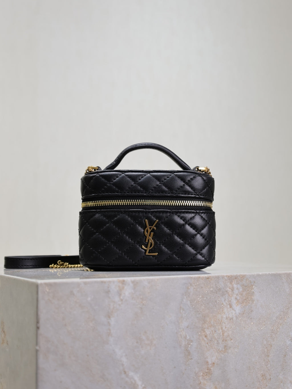 Vanity Quilted Leather Bag